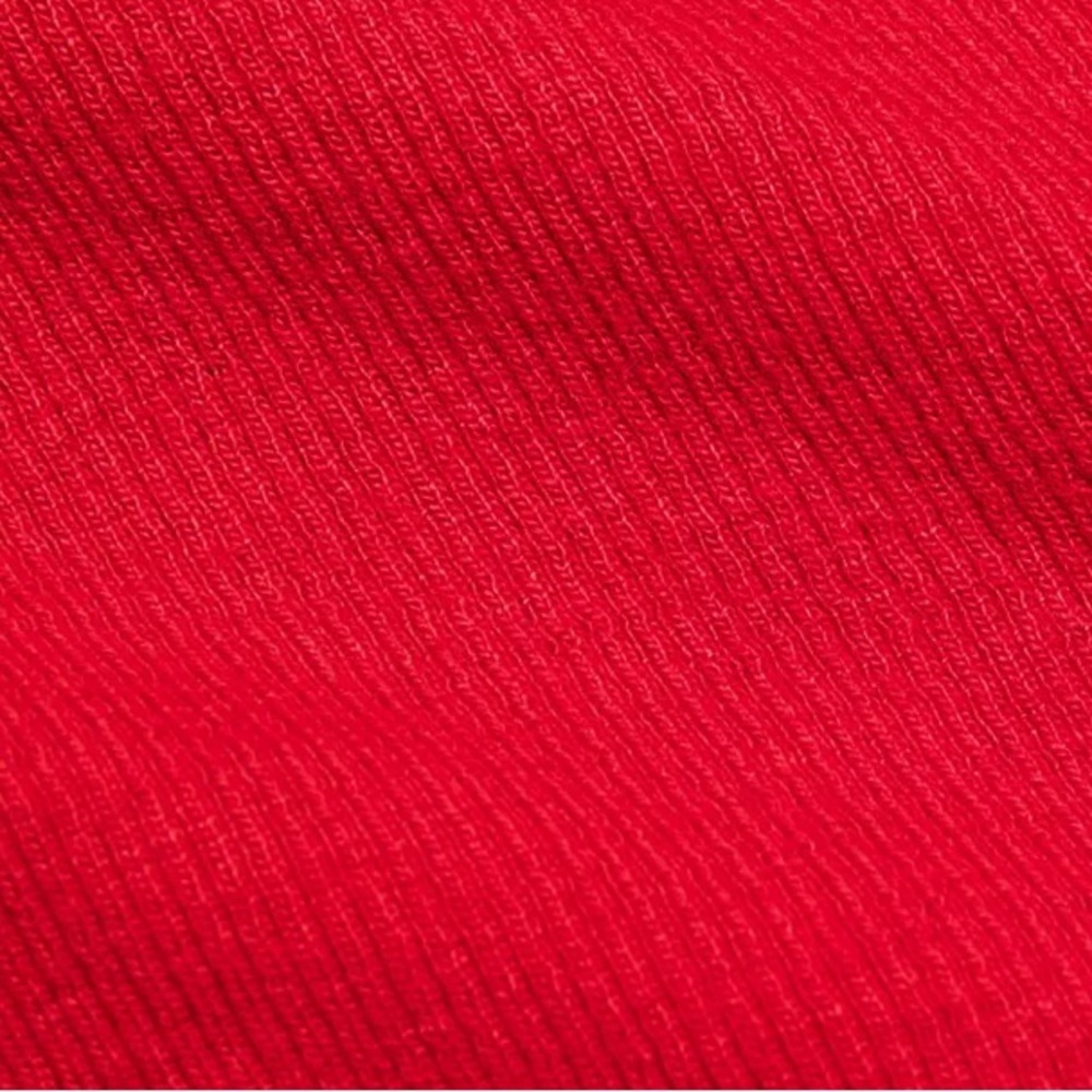 Lululemon Red Ribbed Hold Tight Long Sleeve Henley Top - Picture 6 of 11